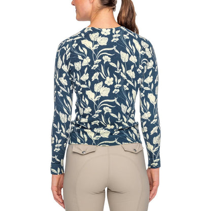 Kastel Sailor Blue French Tulip Crewneck Sweater