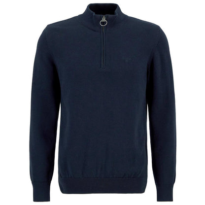 Barbour Men's Cotton Half Zip Knitted Jumper
