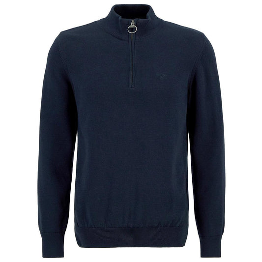 Barbour Men's Cotton Half Zip Knitted Jumper