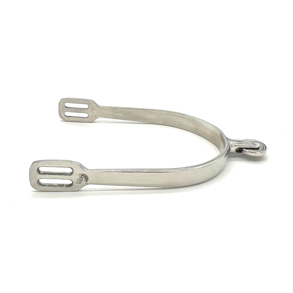 Jake Adams Horizontal Smooth Rowel Spurs
