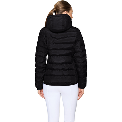 Samshield Women's Courchevel Light Puffer Jacket, Black, back view