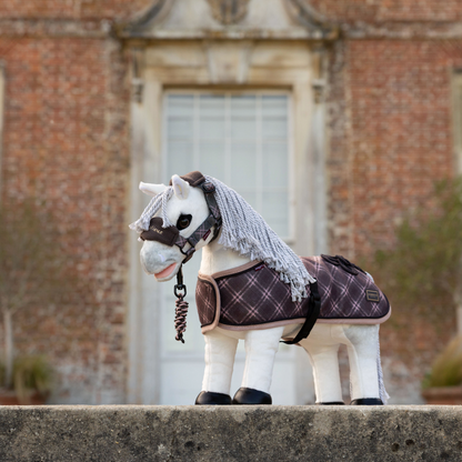 LeMieux Toy Pony Heritage Rug-Cocoa--model view