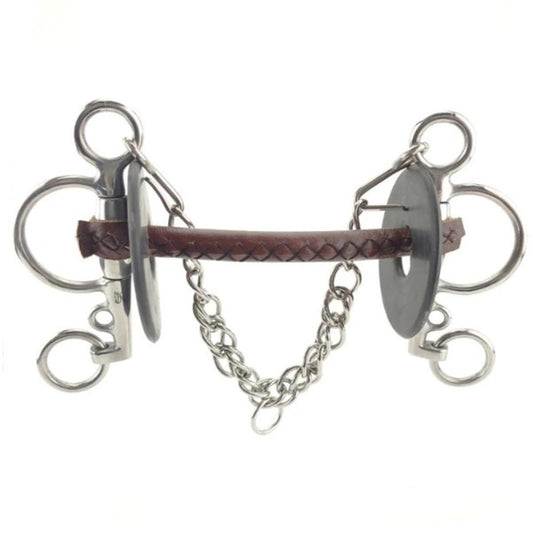 AJR Hand Stitched Leather Pelham Bit
