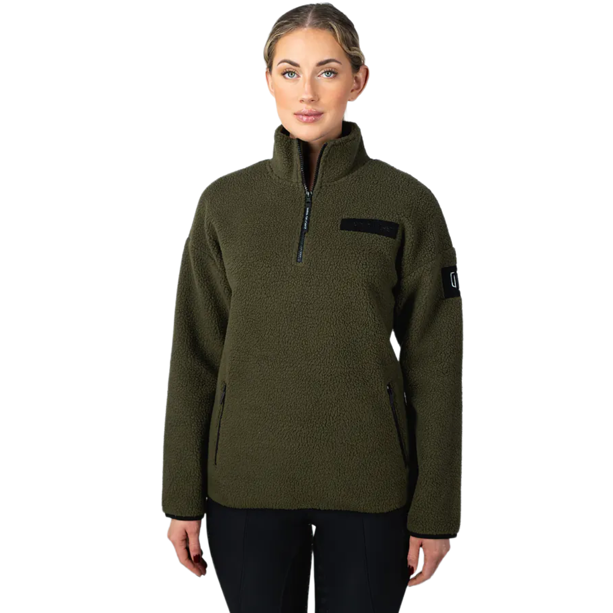 Maya Delorez Unisex Teddy Halfzip Sweater