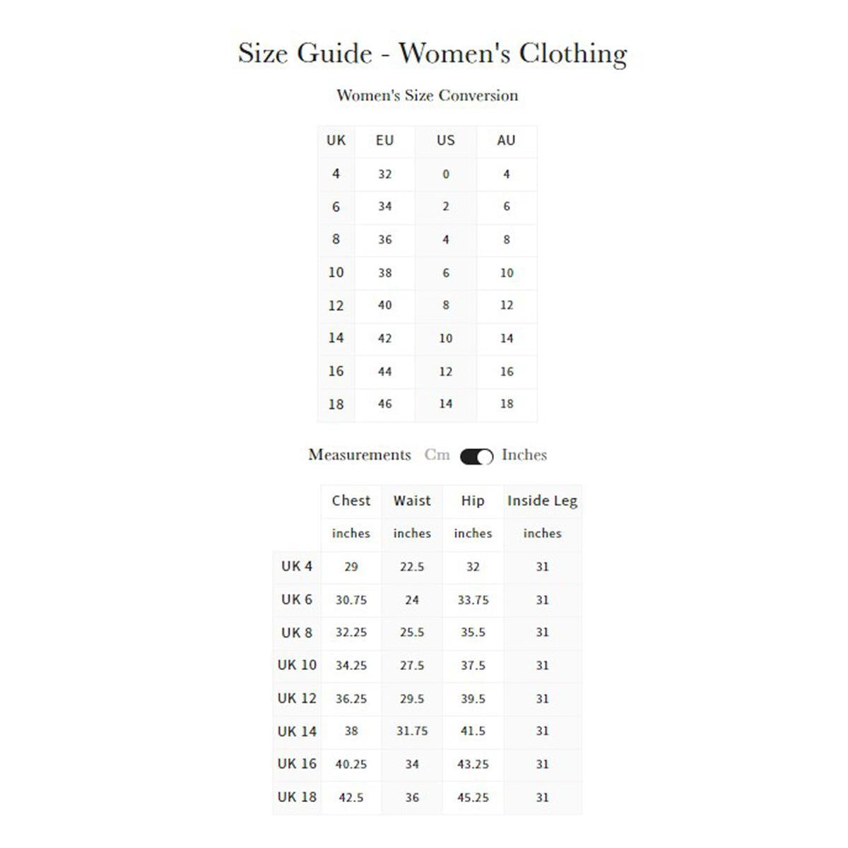 LeMieux Women's Piper Popper Fleece Pullover-Size Chart
