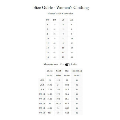 LeMieux Women's Piper Popper Fleece Pullover-Size Chart