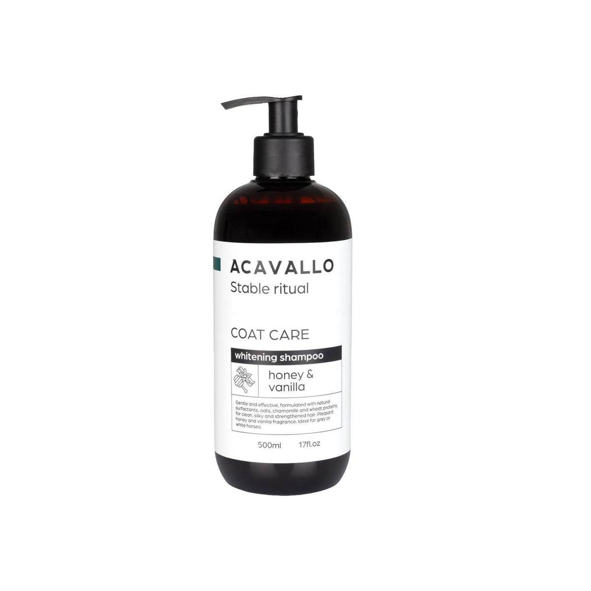 Acavallo Honey and Vanilla Shampoo for Grey Horses