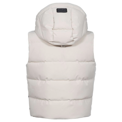 Cavallo Women's Cavaldiana Quilted Vest-Sand Stone-Back View