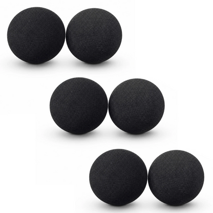 ACE Equestrian Pro4mance Com4rt Fit Ear Plugs-Black-Front Close up view