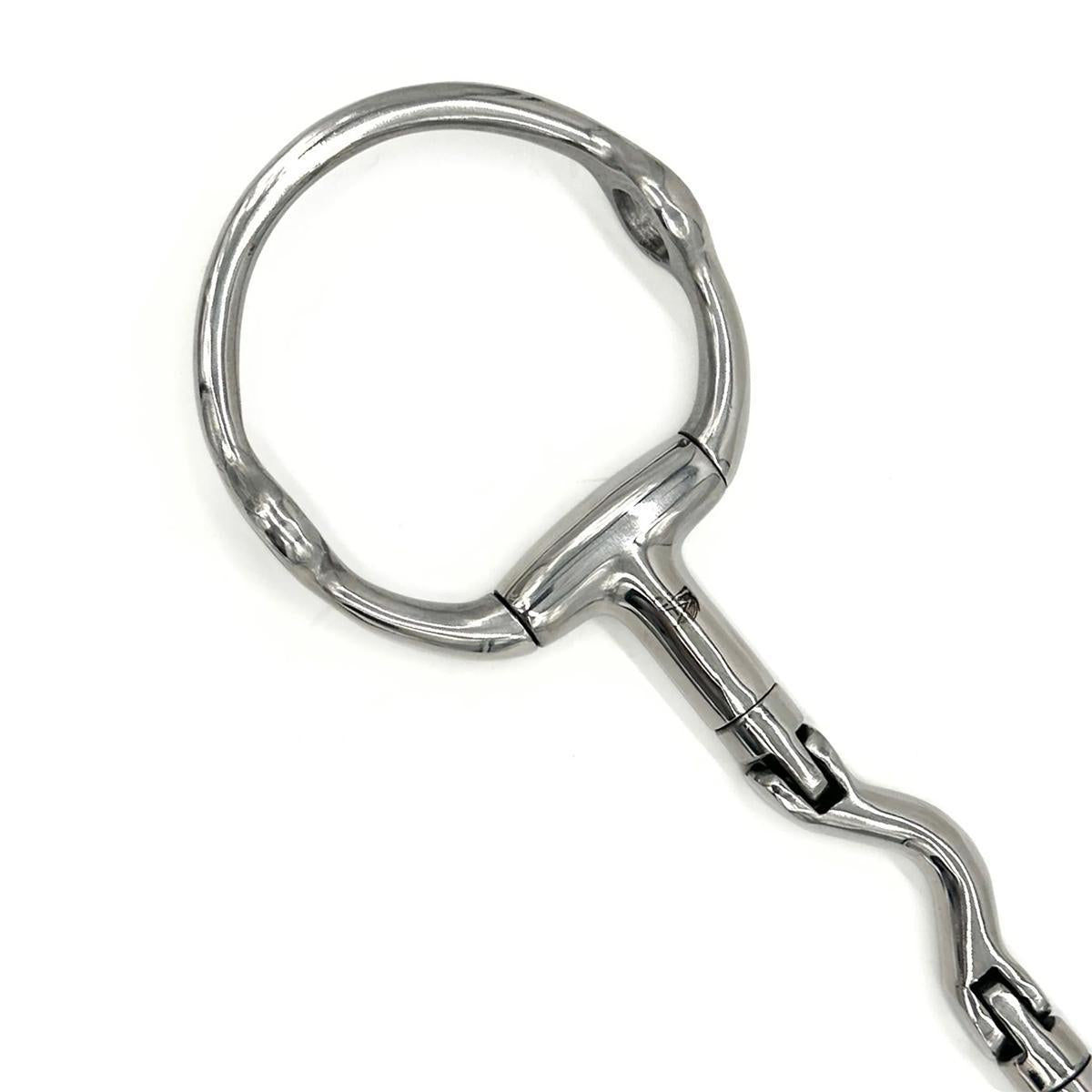 Jake Adams Swivel Port Hinge Fixed Gag Bit