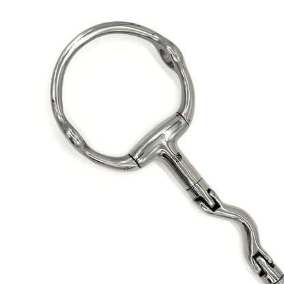 Jake Adams Swivel Port Hinge Fixed Gag Bit