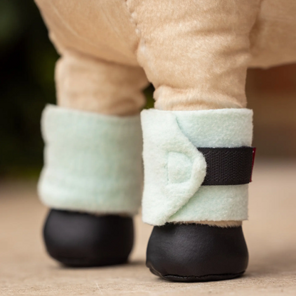 LeMieux Harlow Toy Pony Bandages, Soft Mint, Model view