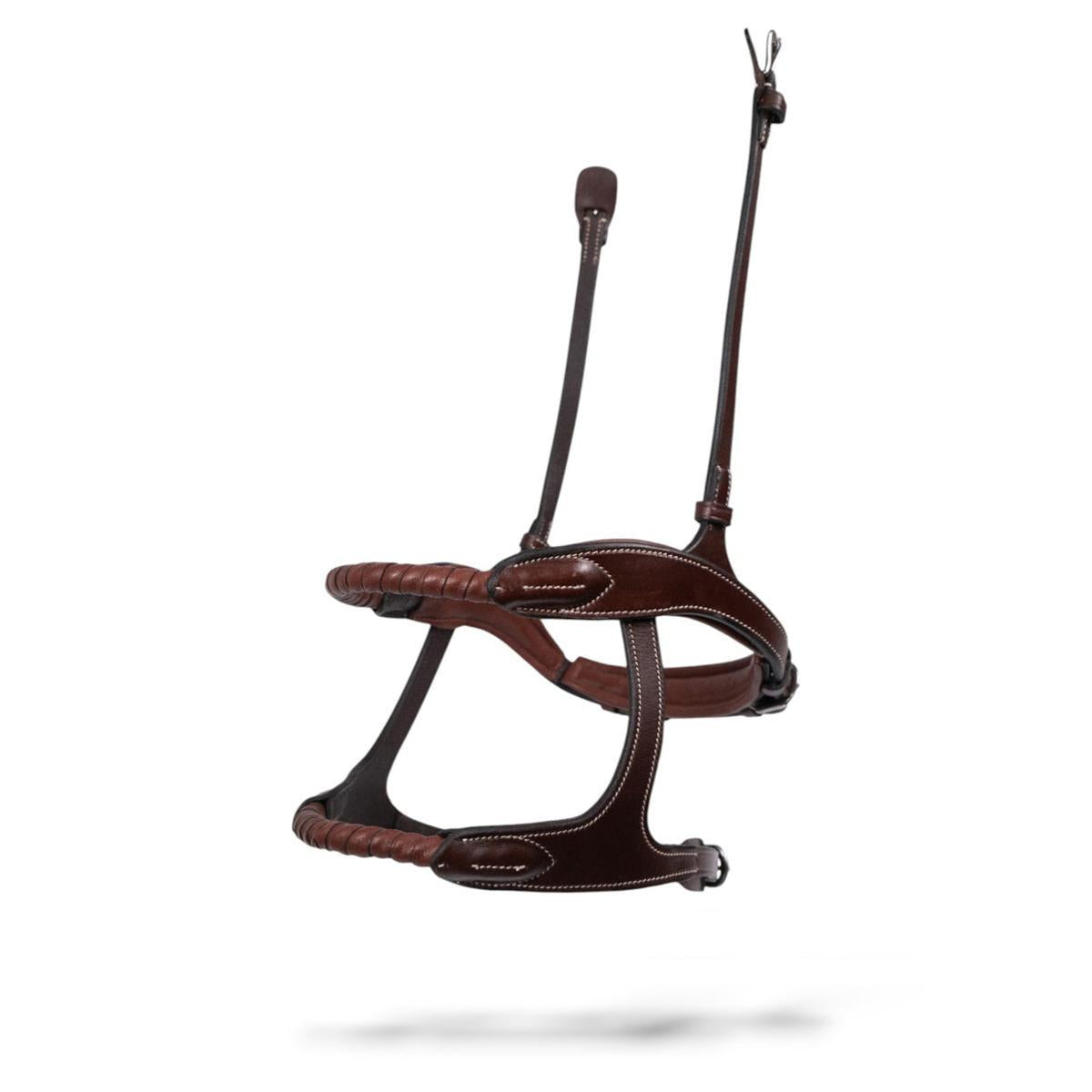 AJR Leather Covered Rope Double Noseband