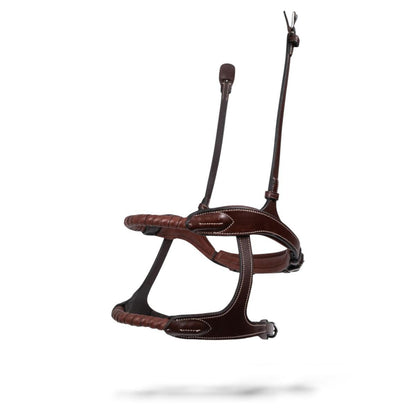 AJR Leather Covered Rope Double Noseband