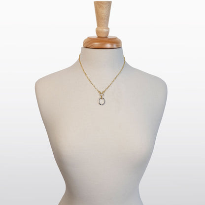 Urban Equestrian  Aikon - Two Tone Equestrian Horse Bit Necklace