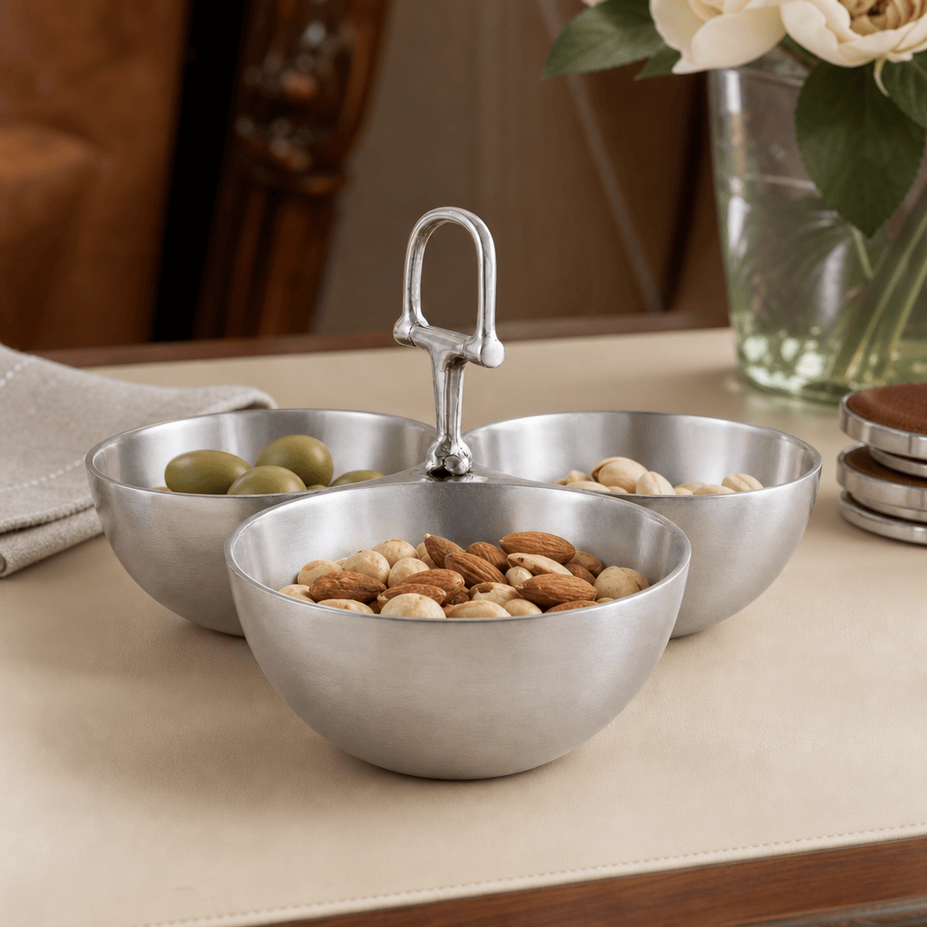 Arthur Court Designs - Equestrian Bit 3 Nut Bowl