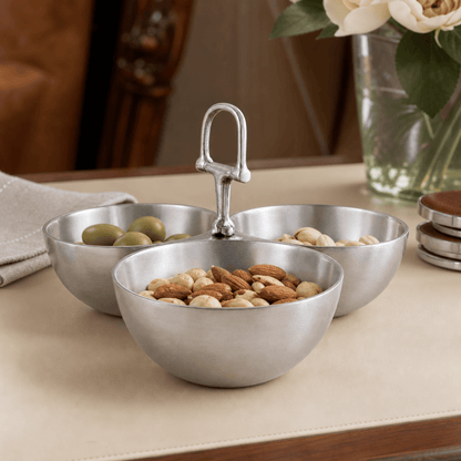 Arthur Court Designs - Equestrian Bit 3 Nut Bowl