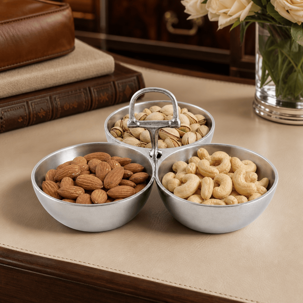 Arthur Court Designs - Equestrian Bit 3 Nut Bowl