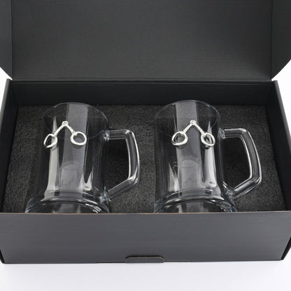 Arthur Court Designs - Equestrian Bit Beer Mugs - Set of 2