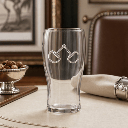 Arthur Court Designs - Equestrian Bit Beer Pint Glasses - Set of 4