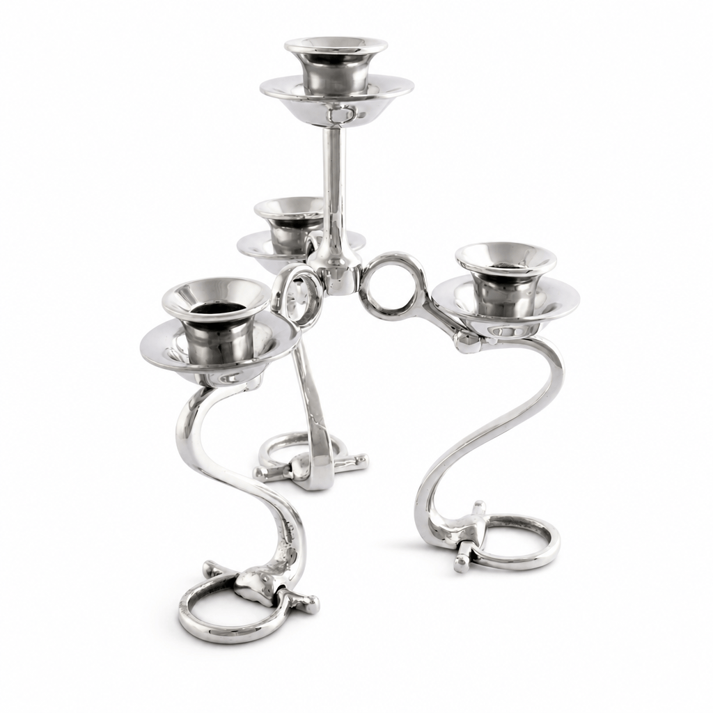 Arthur Court Deisgns - Equestrian Bit Four Light Candlestick
