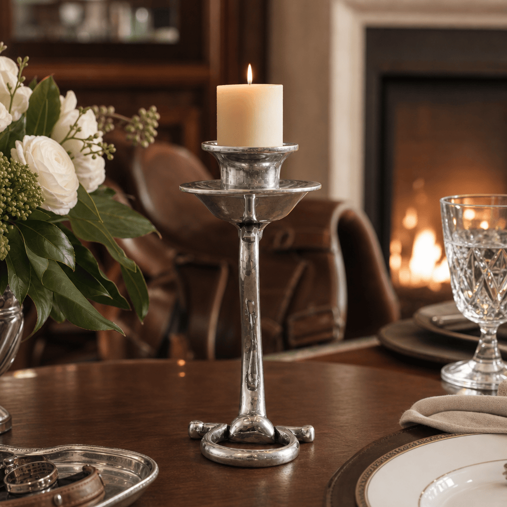 Arthur Court Designs - Equestrian Bit Single Candlestick
