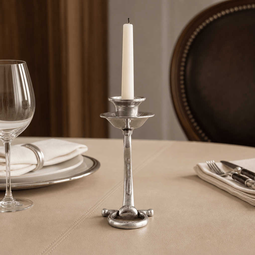 Arthur Court Designs - Equestrian Bit Single Candlestick