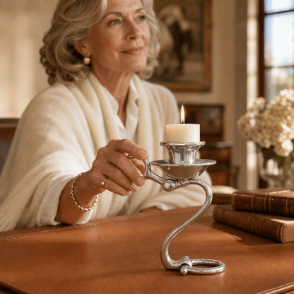 Arthur Court Designs - Equestrian Bit Single Candlestick