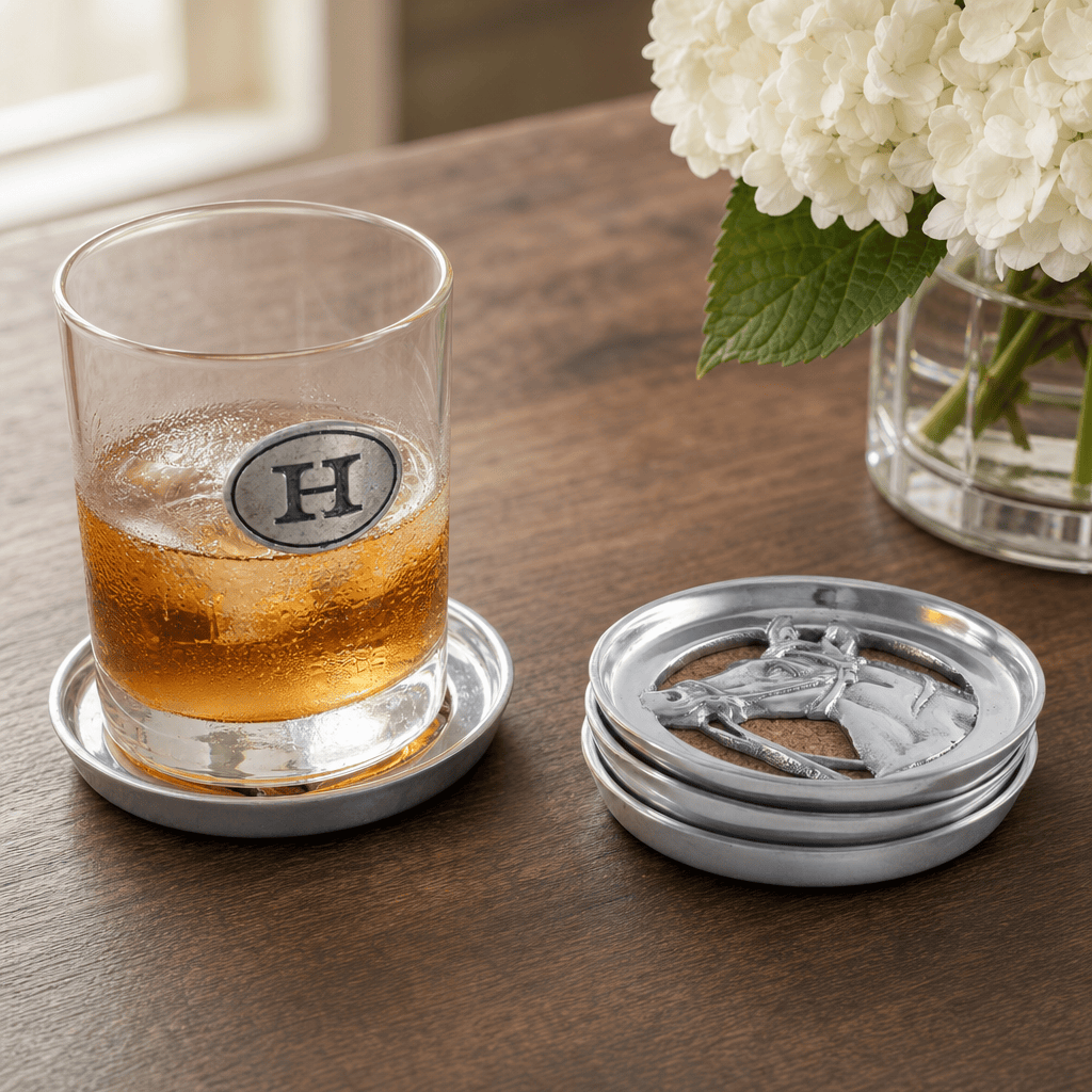 Arthur Court Designs - Equestrian Drink Coaster Set of 4