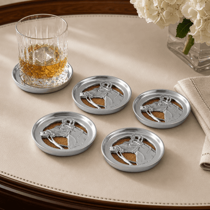 Arthur Court Designs - Equestrian Drink Coaster Set of 4