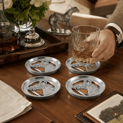 Arthur Court Designs - Equestrian Drink Coaster Set of 4