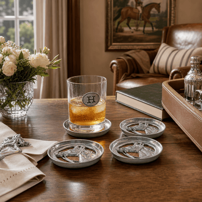 Arthur Court Designs - Equestrian Drink Coaster Set of 4