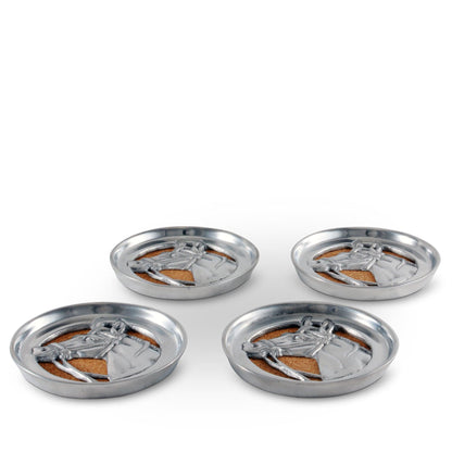 Arthur Court Designs - Equestrian Drink Coaster Set of 4