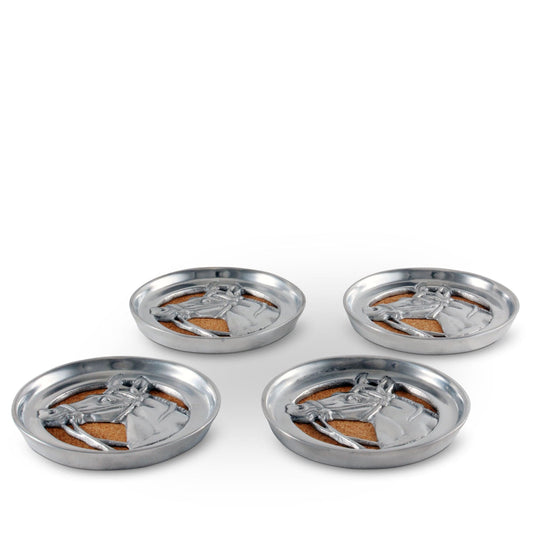 Arthur Court Designs - Equestrian Drink Coaster Set of 4