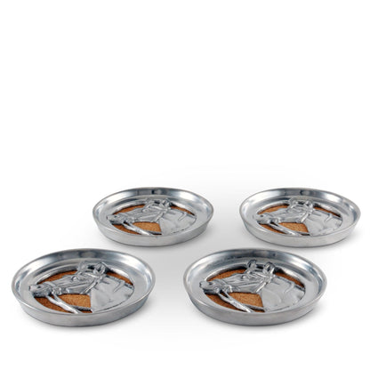 Arthur Court Designs - Equestrian Drink Coaster Set of 4
