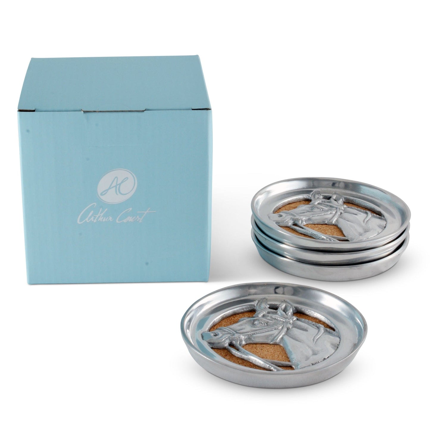Arthur Court Designs - Equestrian Drink Coaster Set of 4
