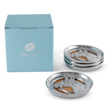Arthur Court Designs - Equestrian Drink Coaster Set of 4