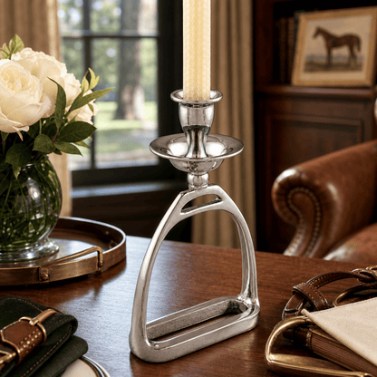 Arthur Court Designs - Equestrian Stirrup Candlestick