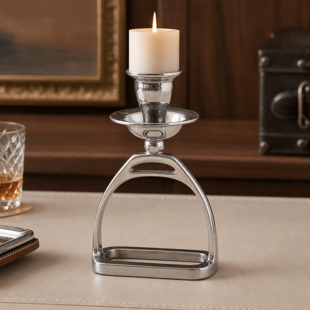 Arthur Court Designs - Equestrian Stirrup Candlestick
