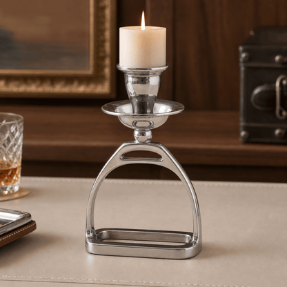 Arthur Court Designs - Equestrian Stirrup Candlestick