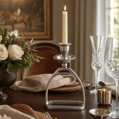 Arthur Court Designs - Equestrian Stirrup Candlestick