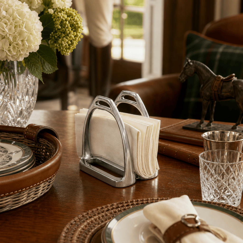 Arthur Court Designs - Equestrian Stirrup Napkin Holder