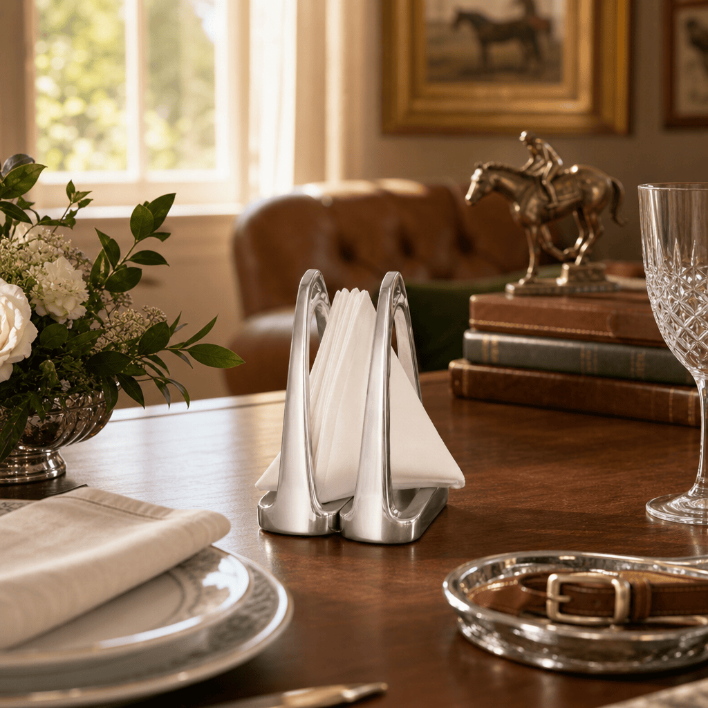 Arthur Court Designs - Equestrian Stirrup Napkin Holder