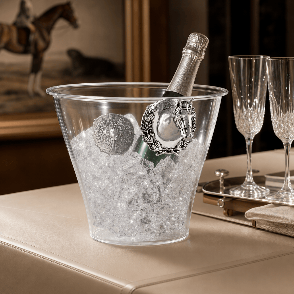 Arthur Court Horse - Head Handle Acrylic Ice Bucket