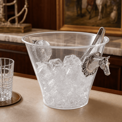 Arthur Court Horse - Head Handle Acrylic Ice Bucket