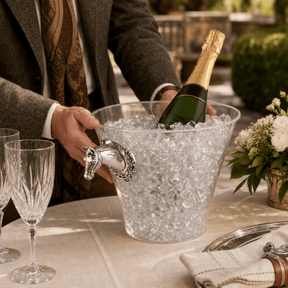 Arthur Court Horse - Head Handle Acrylic Ice Bucket