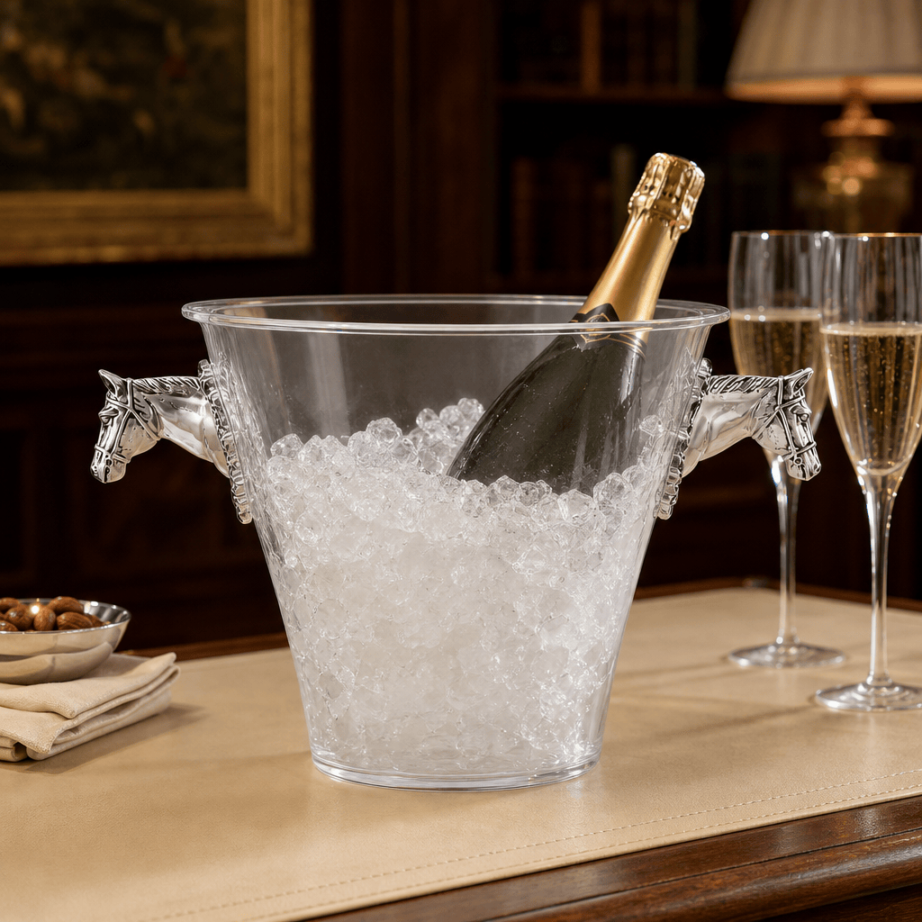 Arthur Court Horse - Head Handle Acrylic Ice Bucket