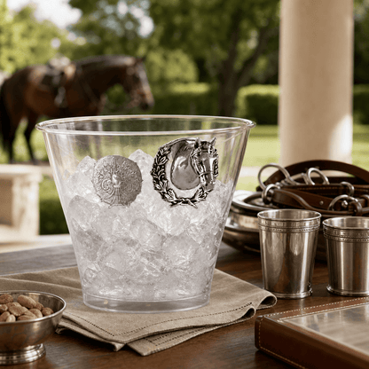 Arthur Court Horse - Head Handle Acrylic Ice Bucket