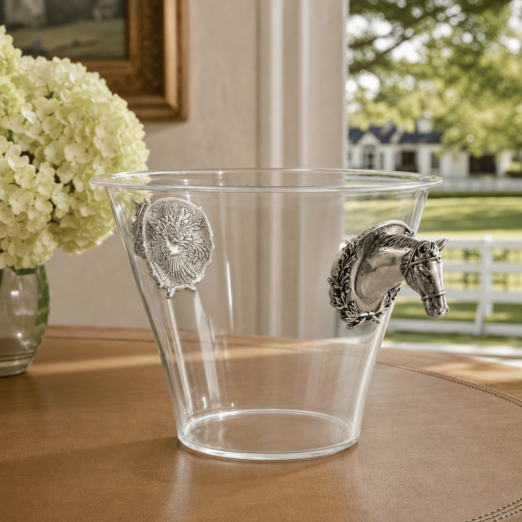 Arthur Court Horse - Head Handle Acrylic Ice Bucket