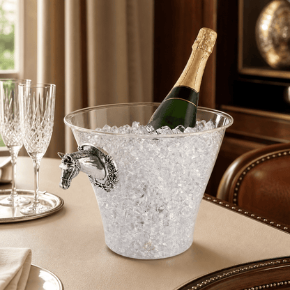 Arthur Court Horse - Head Handle Acrylic Ice Bucket
